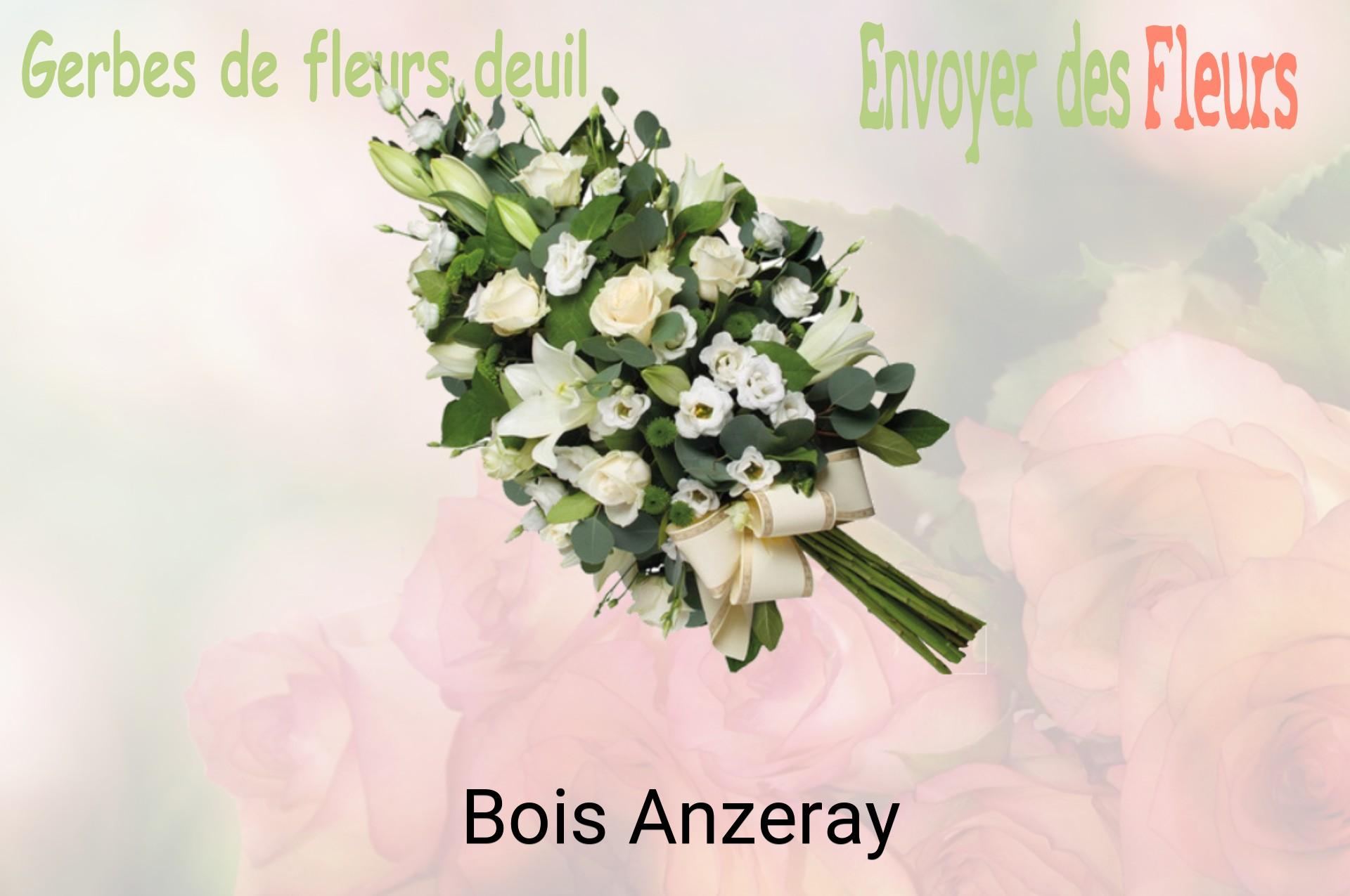 Gerbe de fleurs de deuil livrée à Bois-Anzeray